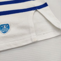 ORCIVAL ボートネック ボーダー サイズ1 長袖Ｔシャツ カットソー ロンＴ ホワイト ブルー レディース オーシバル/オーチバル【中古】5-0305M♪