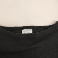 ORCIVAL ボートネック サイズ1 無地 長袖Ｔシャツ カットソー ロンＴ ブラック レディース オーシバル/オーチバル【中古】5-0305M♪