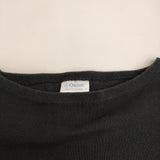ORCIVAL ボートネック サイズ1 無地 長袖Ｔシャツ カットソー ロンＴ ブラック レディース オーシバル/オーチバル【中古】5-0305M♪