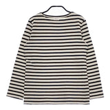 ORCIVAL ボートネック ボーダー サイズ1 長袖Ｔシャツ カットソー ロンＴ キナリ ネイビー レディース オーシバル/オーチバル【中古】5-0305M♪