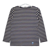 ORCIVAL ボートネック ボーダー サイズ1 長袖Ｔシャツ カットソー ロンＴ ネイビー ホワイト レディース オーシバル/オーチバル【中古】5-0305M♪