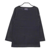 Le Minor ボートネック サイズ1 無地 長袖Ｔシャツ カットソー ロンＴ ブラック レディース ルミノア【中古】5-0305M♪