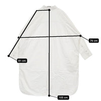 veritecoeur ロングシャツ コットン 定価24200円 ST-106 ワンピース オフホワイト レディース ヴェリテクール【中古】5-0807M∞
