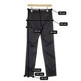 VIVIENNE TAM トリアセテートポリエステル イージー パンツ ブラック レディース ヴィヴィアンタム【中古】5-0224M∞