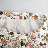 STREET ORGAN 総柄 花柄 コットン ロングスカート ホワイト マルチカラー レディース ストリートオルガン【中古】5-0421M∞