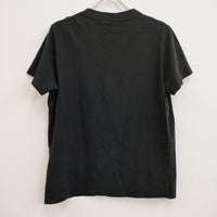 homspun 211-6271 天竺半袖Tシャツ サイズL 半袖Ｔシャツ カットソー ブラック レディース ホームスパン【中古】4-0820S♪