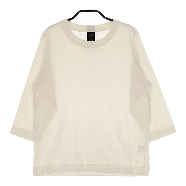 homspun 天竺七分袖Tシャツ 192-6450 コットン Ｔシャツ カットソー キナリ レディース ホームスパン【中古】5-0502M△