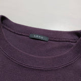 LENO カシミヤ混 CREW NECK LONG T-SHIRT H2102-CS004 サイズ0 スウェット パープル レディース リノ【中古】4-0915T△