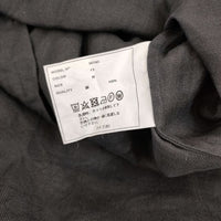 YAECA WRITE 90740 GATHER BLOUSE LONG ギャザー リネン ワンピース LOGWOOD ブラック レディース ヤエカ【中古】5-0301M∞