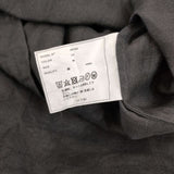 YAECA WRITE 90740 GATHER BLOUSE LONG ギャザー リネン ワンピース LOGWOOD ブラック レディース ヤエカ【中古】5-0301M∞