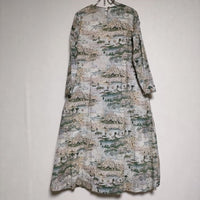 YAECA WRITE 91706 STORY ISLAND A LINE DRESS  Aラインドレス 91706 ワンピース グリーン レディース ヤエカ【中古】4-1010M∞