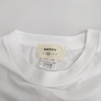 HARVESTY OLD MAN プリント サイズ2 半袖Ｔシャツ カットソー ホワイト レディース ハーベスティ【中古】4-0814S♪