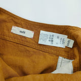 unfil ペーパーリネン サロペット WZSP-UW134 オーバーオール ブラウン レディース アンフィル【中古】5-0502M△