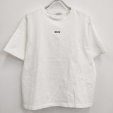 LENO HT001 EMBROIDERY Tシャツ ROCK 刺繍 半袖Ｔシャツ カットソー ホワイト レディース リノ【中古】4-0820S♪