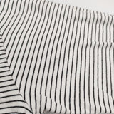 LENO H2101-CS003 サイズ0 HALF SLEEVE BORDER T-SHIRT ボーダー 半袖Ｔシャツ カットソー ホワイト ブラック レディース リノ【中古】4-0820S♪