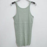 LENO L2101-CS004 TANK TOP 定価7700円 タンクトップ ライトグリーン レディース リノ【中古】4-0823S♪