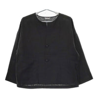 LE GLAZIK リネン JL-3759 サイズ36 ジャケット ブラック レディース ルグラジック【中古】5-0502M△