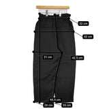 LE GLAZIK リネン JL-2611 イージーパンツ サイズ36 パンツ ブラック レディース ルグラジック【中古】5-0502M△