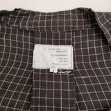 FLIPTS&DOBBELS リネン チェック 羽織 ローブ サイズ1 カーディガン ブラウン レディース フィリップスダブルス【中古】5-0509M♪