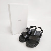 BEAUTIFUL SHOES SS BELT SANDALS GLOX CUT SOLE 23cm サンダル ブラック レディース ビューティフルシューズ【中古】4-0814S♪