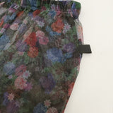 BEAMS BOY/S2W8/South2 West8 Bush Skirt Dark Flower メッシュ花柄スカート 黒 ビームスボーイ/サウスツーウェストエイト【中古】4-0814M♪