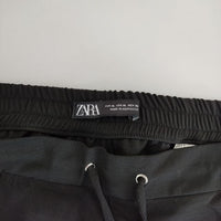 ZARA イージーパンツ EUR XL USA XL MEX 32 ポリエステル パンツ ブラック レディース ザラ【中古】5-0421M∞