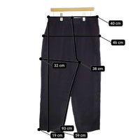 ZARA イージーパンツ EUR XL USA XL MEX 32 ポリエステル パンツ ブラック レディース ザラ【中古】5-0421M∞