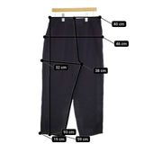 ZARA イージーパンツ EUR XL USA XL MEX 32 ポリエステル パンツ ブラック レディース ザラ【中古】5-0421M∞