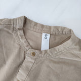 SO/NATURAL STANDARD SUPPLY コットンチュニック ブラウス シャツ ベージュ レディース エスオー/ナチュラルスタンダードサプライ【中古】5-0224M∞