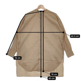 SO/NATURAL STANDARD SUPPLY コットンチュニック ブラウス シャツ ベージュ レディース エスオー/ナチュラルスタンダードサプライ【中古】5-0224M∞