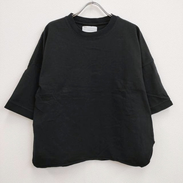 NATURAL STANDARD SUPPLY SO AB-0916 F 無地 半袖Ｔシャツ カットソー ブラック レディース ナチュラルスタンダードサプライ【中古】4-0904S♪