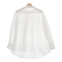 ZARA プリーツ ポリエステル EUR L USA L MEX 30 ブラウス シャツ ホワイト レディース ザラ【中古】5-0224M∞