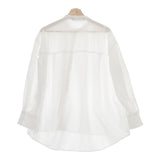 ZARA プリーツ ポリエステル EUR L USA L MEX 30 ブラウス シャツ ホワイト レディース ザラ【中古】5-0224M∞