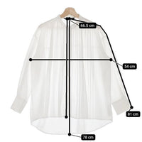 ZARA プリーツ ポリエステル EUR L USA L MEX 30 ブラウス シャツ ホワイト レディース ザラ【中古】5-0224M∞