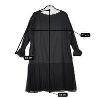 petite robe noire ポリエステル ワンピース チュニック ブラック レディース プティローブノアー【中古】5-0424M∞