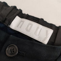 nooy コットン ウエストゴム ショートパンツ ハーフパンツ ショーツ ブラック レディース ヌーイ【中古】5-0724S∞