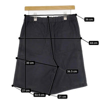 nooy コットン ウエストゴム ショートパンツ ハーフパンツ ショーツ ブラック レディース ヌーイ【中古】5-0724S∞