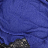 sono テンセルリネン レース カーディガン ブルー レディース ソーノ【中古】5-0424M∞