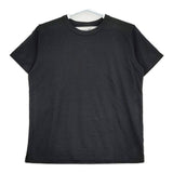 Tu es mon TRESOR コットン バックリボン 半袖Ｔシャツ カットソー ブラック レディース トゥエモントレゾア【中古】5-0724S∞
