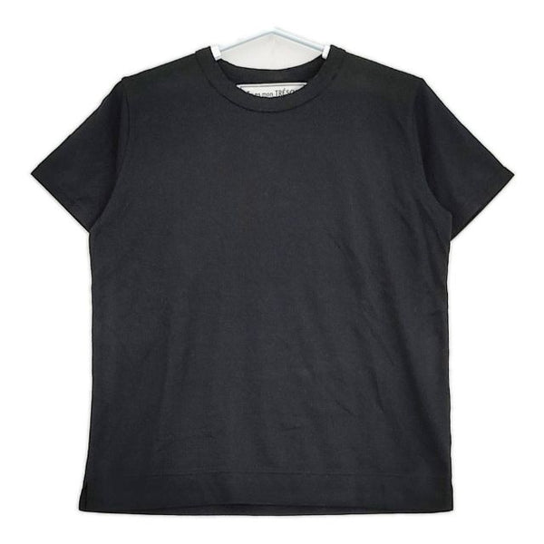 Tu es mon TRESOR コットン バックリボン 半袖Ｔシャツ カットソー ブラック レディース トゥエモントレゾア【中古】5-0724S∞