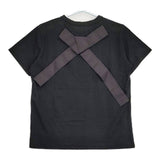 Tu es mon TRESOR コットン バックリボン 半袖Ｔシャツ カットソー ブラック レディース トゥエモントレゾア【中古】5-0724S∞