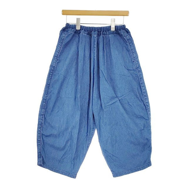 Ordinary fits Ball Pants OL-P015D ボールパンツ デニム インディゴ ワイドイージー パンツ ブルー レディース オーディナリーフィッツ【中古】5-0424M∞
