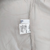 UNIVERSAL TISSU 襟フリル コットン ブラウス シャツ ベージュ レディース ユニバーサルティシュ【中古】5-0424M∞