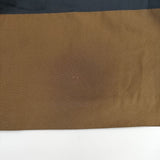 nooy ポリエステルシルク ボーダー スカート ブラウン ブラック レディース ヌーイ【中古】5-0421M∞