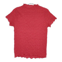Oriens JOURNAL STANDARD シャーリングチビT 半袖Ｔシャツ カットソー レッド レディース オリエンスジャーナルスタンダード【中古】5-0724S∞