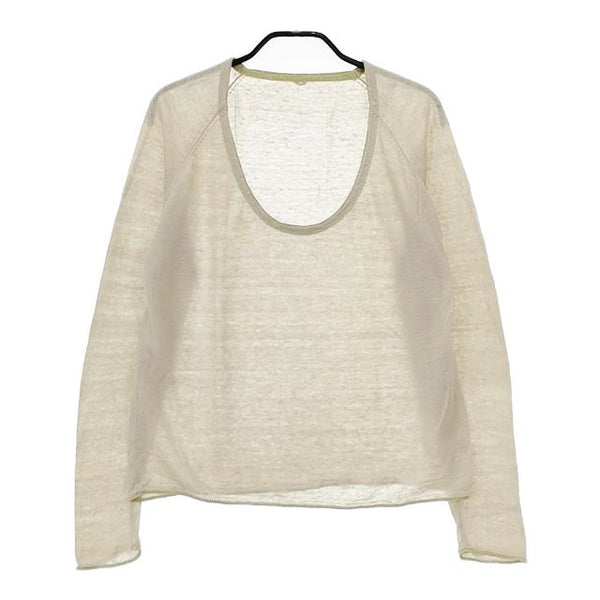 classic body クラシックボディ パラスパレス取扱　リネン ニット ベージュ レディース【中古】5-0424M∞