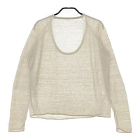 classic body クラシックボディ パラスパレス取扱　リネン ニット ベージュ レディース【中古】5-0424M∞