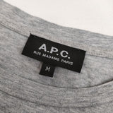 A.P.C. プリント 半袖Ｔシャツ カットソー グレー レディース アーペーセー【中古】5-0724S∞