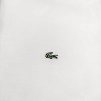 LACOSTE オックスフォードシャツ ボタンダウン 刺繍 サイズ42 長袖シャツ ホワイト レディース ラコステ【中古】4-1022M♪