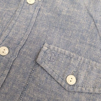 AIGLE コットン サイズS 半袖シャツ ライトブルー メンズ エーグル【中古】5-0724S∞